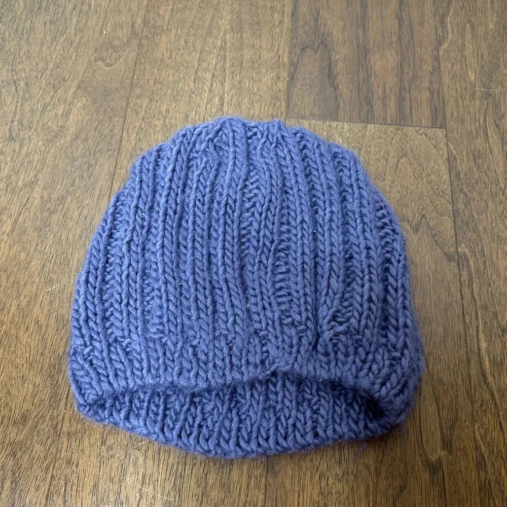 Wool Blend Purple Hat